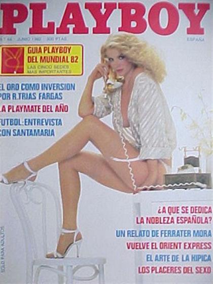 Playboy (Spain) June 1982 magazine back issue Playboy (Spain) magizine back copy Playboy (Spain) magazine June 1982 cover image, with Shannon Tweed on the cover of the magazine