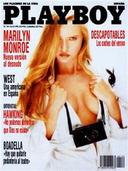 Playboy (Spain) July 1990 magazine back issue Playboy (Spain) magizine back copy Playboy (Spain) magazine July 1990 cover image, with Tonja Christensen on the cover of the magazine