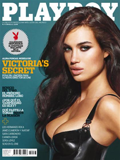 Playboy (Spain) January 2010 magazine back issue Playboy (Spain) magizine back copy Playboy (Spain) magazine January 2010 cover image, with Alina Puscau on the cover of the magazine