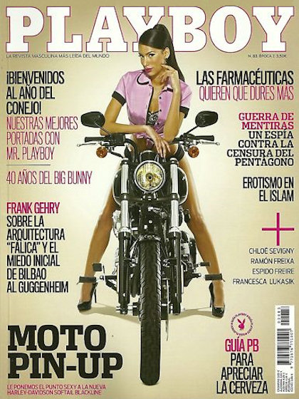 Playboy (Spain) March 2011 magazine back issue Playboy (Spain) magizine back copy Playboy (Spain) magazine March 2011 cover image, with Yohania Gómez on the cover of the magazine