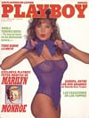 Marilyn Monroe magazine cover appearance Playboy (Spain) January 1987