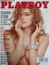Sharon Stone magazine cover appearance Playboy (Spain) August 1990