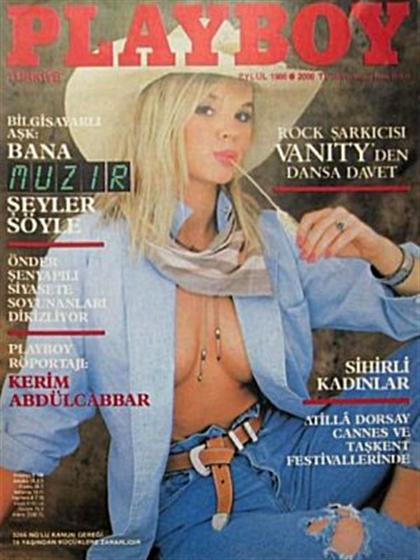 Playboy (Turkey) September 1986 magazine back issue Playboy (Turkey) magizine back copy Playboy (Turkey) magazine September 1986 cover image, with Julie McCullough on the cover of the maga