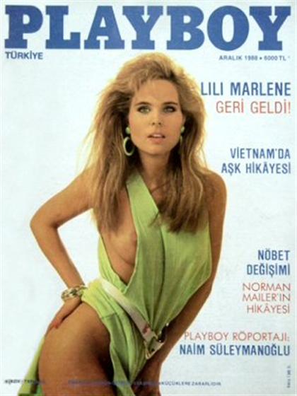 Playboy (Turkey) December 1988 magazine back issue Playboy (Turkey) magizine back copy Playboy (Turkey) magazine December 1988 cover image, with Carmen Berg on the cover of the magazine
