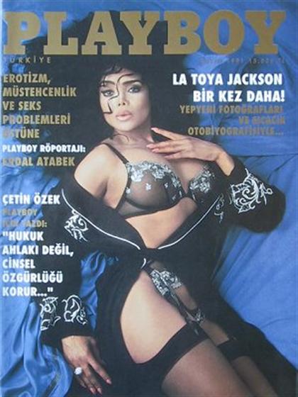 Playboy (Turkey) November 1991 magazine back issue Playboy (Turkey) magizine back copy Playboy (Turkey) magazine November 1991 cover image, with La Toya Jackson on the cover of the magazi