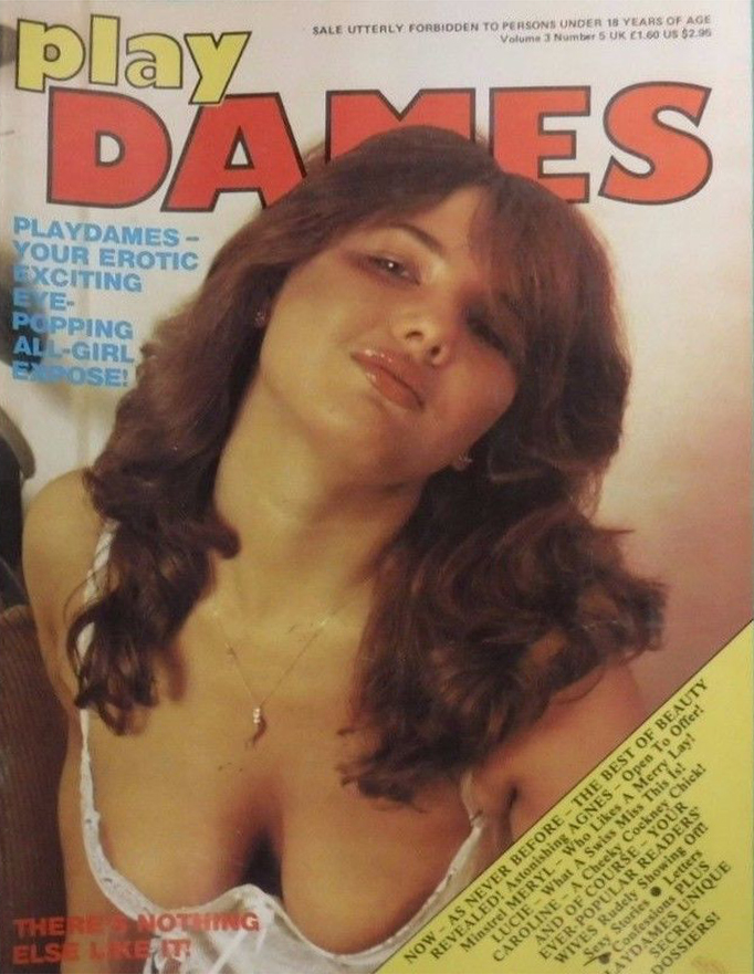 Play Dames Vol. 3 # 5 magazine back issue Play Dames magizine back copy 