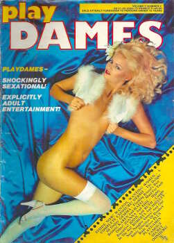Play Dames Vol. 5 # 2 magazine back issue Play Dames magizine back copy 