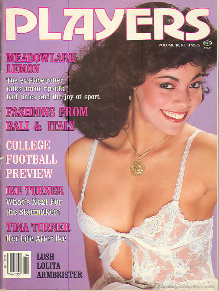 Players Vol. 10 # 4 magazine back issue Players magizine back copy Players Vol. 10 # 4 Adult Black Playboy Mens Magazine Back Issue Featuring Naked Black Women Published by Players. MeadowLark Lemon.