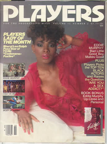 Players Vol. 12 # 2 magazine back issue Players magizine back copy Players Vol. 12 # 2 Adult Black Playboy Mens Magazine Back Issue Featuring Naked Black Women Published by Players. Players Lady Of The Month Sheryl Lee Ralph Foxy Star Of TV Hit Codename: Foxtire.