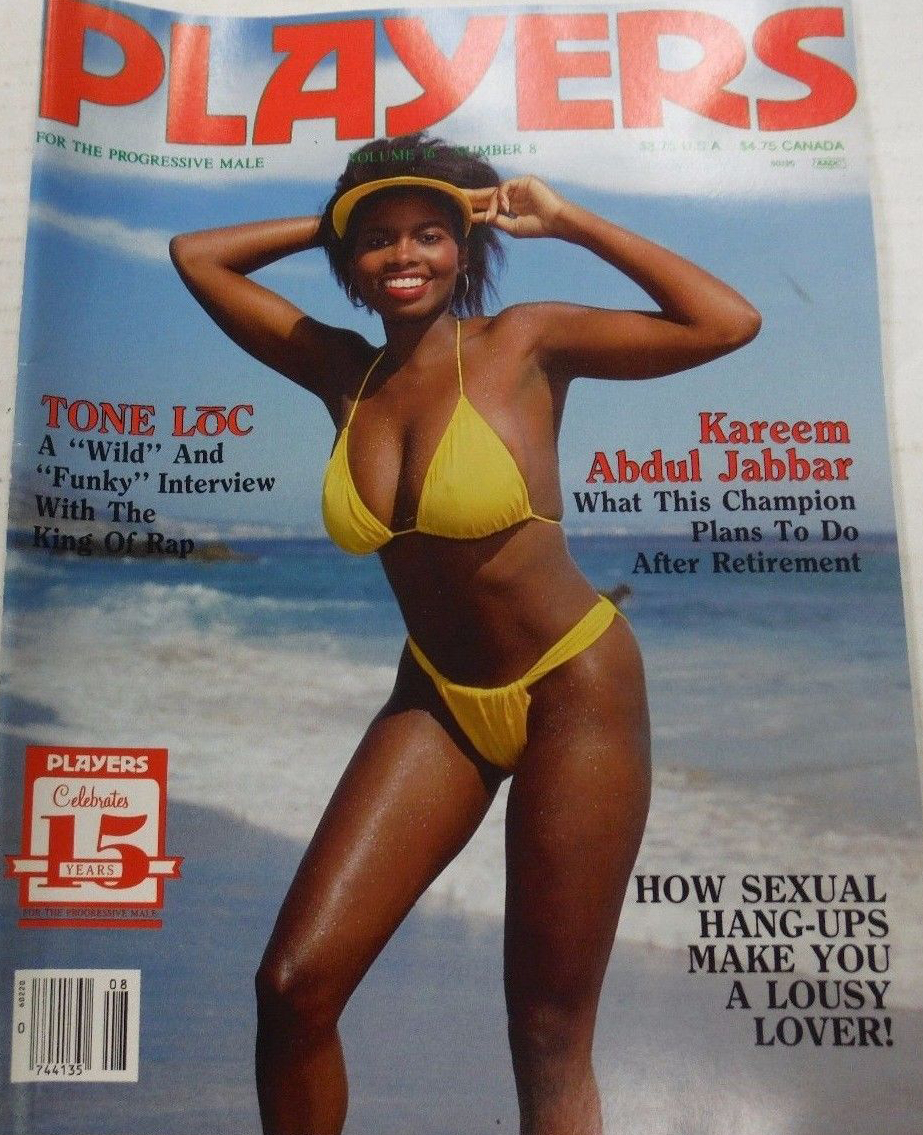 Players Vol. 16 # 8 magazine back issue Players magizine back copy Players Vol. 16 # 8 Adult Black Playboy Mens Magazine Back Issue Featuring Naked Black Women Published by Players. Tone Loc A Wild And Funky Interview With The King Of Rap.