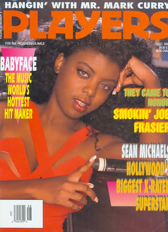 Players Vol. 21 # 8 magazine back issue Players magizine back copy Players Vol. 21 # 8 Adult Black Playboy Mens Magazine Back Issue Featuring Naked Black Women Published by Players. Babyface The Music World's Hottest Hit Maker.