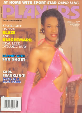 Players Vol. 22 # 5 magazine back issue Players magizine back copy Players Vol. 22 # 5 Adult Black Playboy Mens Magazine Back Issue Featuring Naked Black Women Published by Players. Spotlight On TV's Blaze And Knightmare: Real Life Dynamic Duo.
