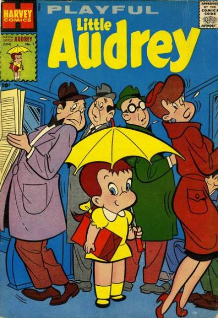 Playful Little Audrey Comic Book Back Issues of Superheroes by A1Comix