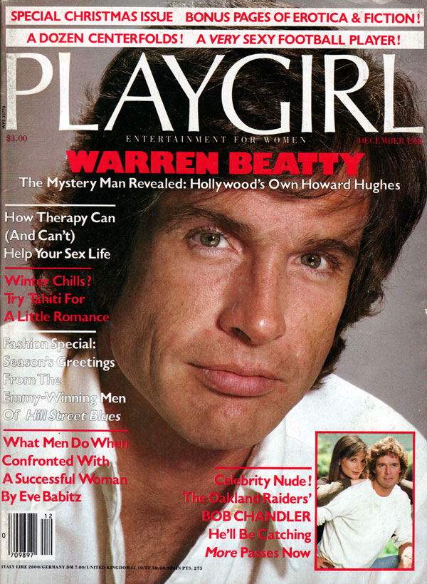 Playgirl # 103, December 1981 magazine back issue Playgirl magizine back copy Playgirl # 103, December 1981 Adult Heteresexual Women and Gay Mens Magazine Back Issue Published by Drake Publishers. Coverguy Henry Warren Beatty (aka: Warren Beatty) (Not Nude) photographed by Hiro.