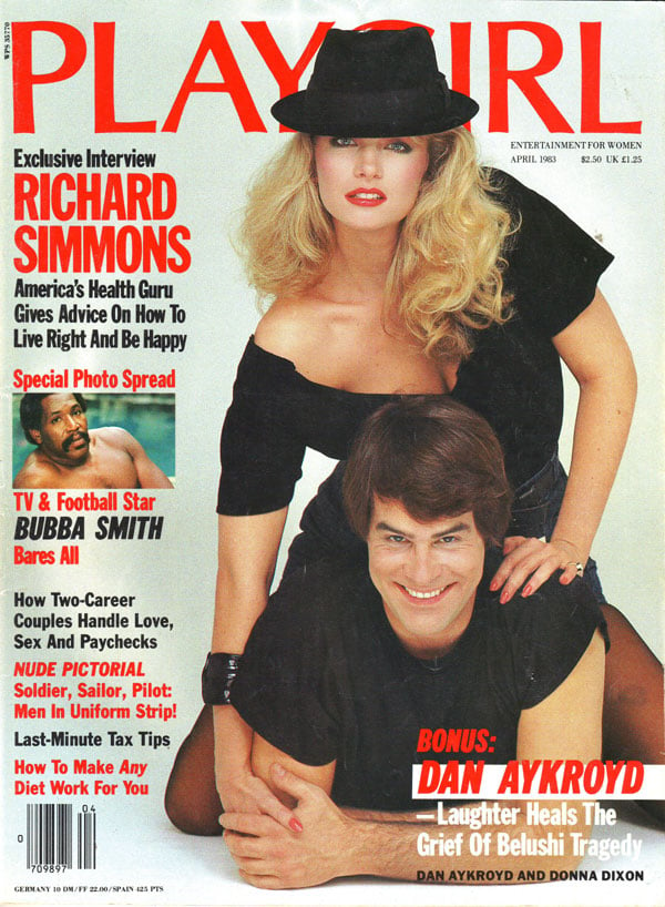 Playgirl # 119, April 1983 magazine back issue Playgirl magizine back copy Playgirl # 119, April 1983 Adult Heteresexual Women and Gay Mens Magazine Back Issue Published by Drake Publishers. Coverguy Daniel Edward Aykroyd (aka: Dan Aykroyd) & Donna Dixon (Not Nude) .