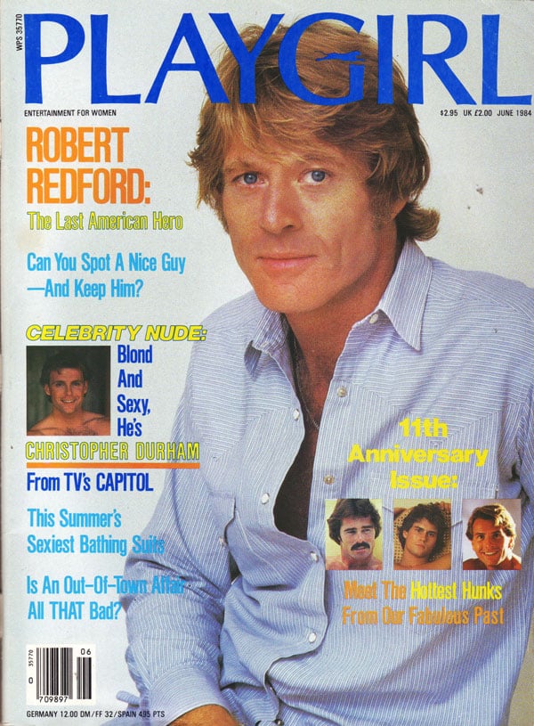 Playgirl # 133, June 1984 magazine back issue Playgirl magizine back copy Playgirl # 133, June 1984 Adult Heteresexual Women and Gay Mens Magazine Back Issue Published by Drake Publishers. Coverguy Charles Robert Redford Jr. (aka: Robert Redford) (Not Nude) .