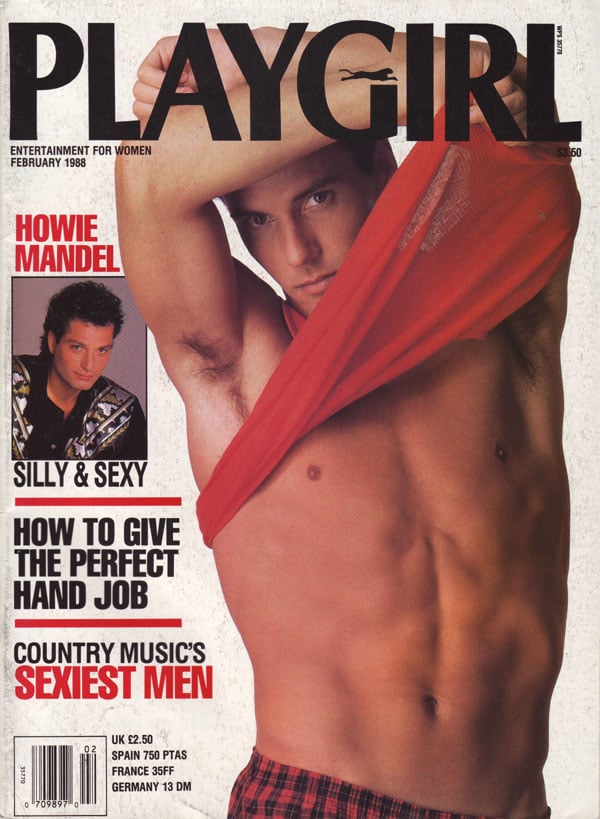 Playgirl February 1988 magazine back issue Playgirl magizine back copy Playgirl February 1988 Adult Heteresexual Women and Gay Mens Magazine Back Issue Published by Drake Publishers. Coverguy Ken Alan (Nude Centerfold) .