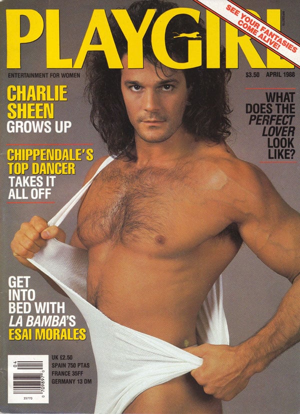 Playgirl April 1988 magazine back issue Playgirl magizine back copy Playgirl April 1988 Adult Heteresexual Women and Gay Mens Magazine Back Issue Published by Drake Publishers. Coverguy Bob ColAntonion (Not Nude) .