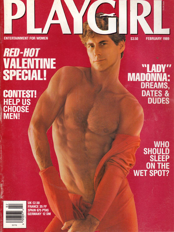 Playgirl February 1989 magazine back issue Playgirl magizine back copy Playgirl February 1989 Adult Heteresexual Women and Gay Mens Magazine Back Issue Published by Drake Publishers. Coverguy Terrence Dineen (Nude) .