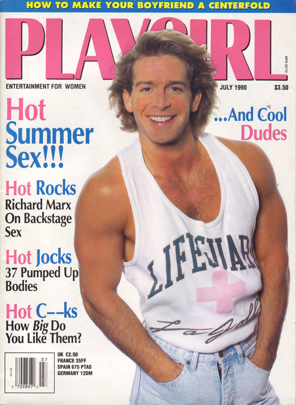 Playgirl July 1990 magazine back issue Playgirl magizine back copy Playgirl July 1990 Adult Heteresexual Women and Gay Mens Magazine Back Issue Published by Drake Publishers. Coverguy Roberto Augustino (Nude) .