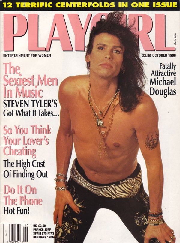 Playgirl October 1990 magazine back issue Playgirl magizine back copy Playgirl October 1990 Adult Heteresexual Women and Gay Mens Magazine Back Issue Published by Drake Publishers. Coverguy Steven Tyler (Not Nude) .
