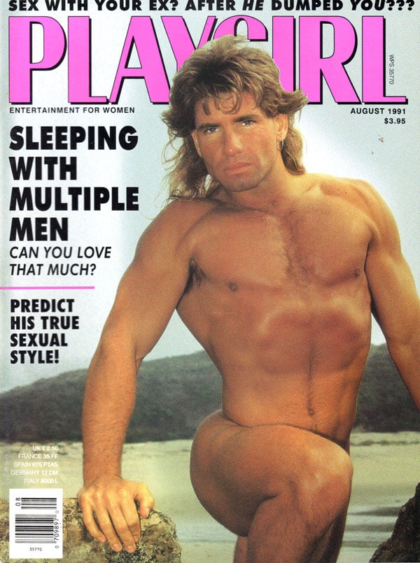 Playgirl August 1991 magazine back issue Playgirl magizine back copy Playgirl August 1991 Adult Heteresexual Women and Gay Mens Magazine Back Issue Published by Drake Publishers. Coverguy Bryan Hackett (Nude) .