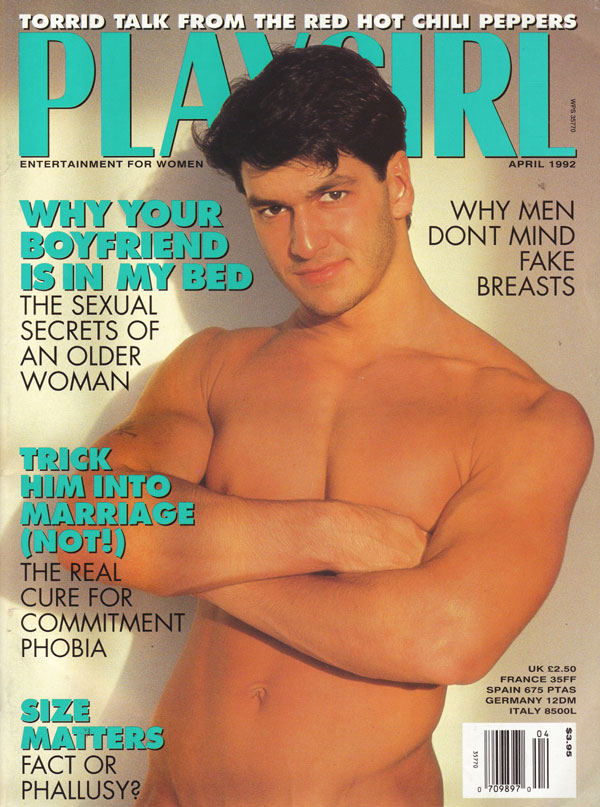 Playgirl April 1992 magazine back issue Playgirl magizine back copy Playgirl April 1992 Adult Heteresexual Women and Gay Mens Magazine Back Issue Published by Drake Publishers. Coverguy Kris Kayman (aka: Kris Lord) (Nude) .