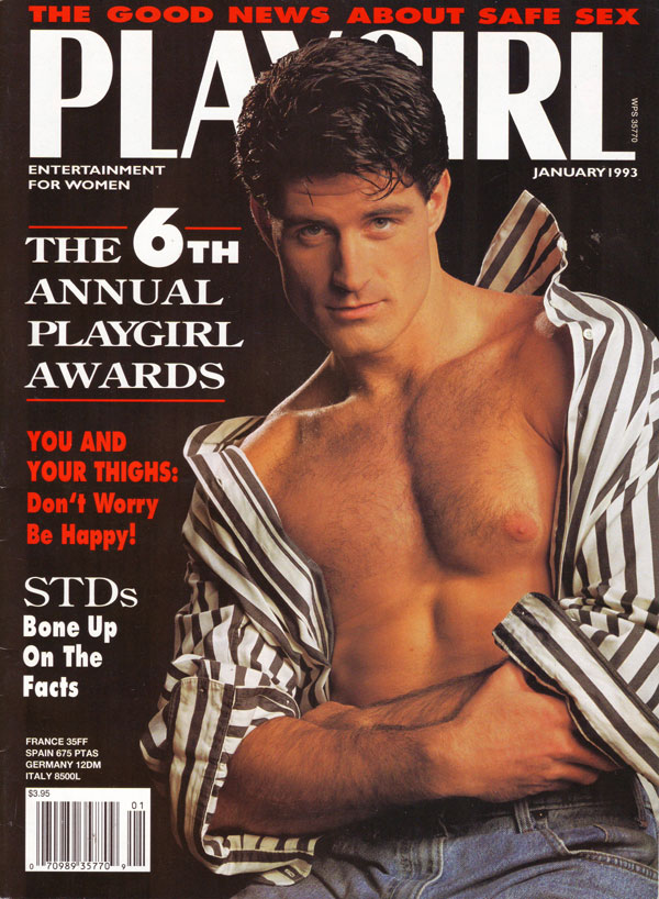 Playgirl January 1993 magazine back issue Playgirl magizine back copy Playgirl January 1993 Adult Heteresexual Women and Gay Mens Magazine Back Issue Published by Drake Publishers. Coverguy Michael Maguire (Nude) .