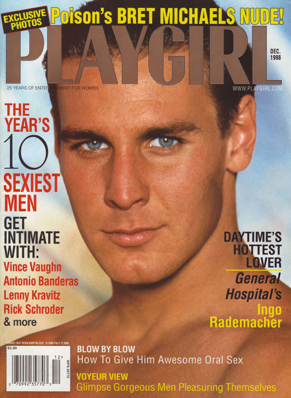 Playgirl Magazine, issue dated December 1998: POISONS 