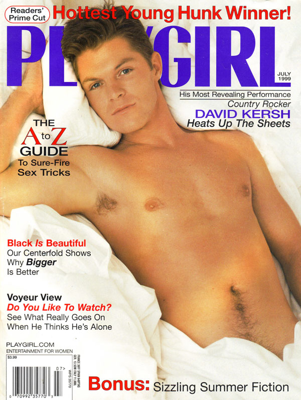 Playgirl July 1999 magazine back issue Playgirl magizine back copy Playgirl July 1999 Adult Heteresexual Women and Gay Mens Magazine Back Issue Published by Drake Publishers. Coverguy Charles David Kersh (aka: David Kersh) (Not Nude) .
