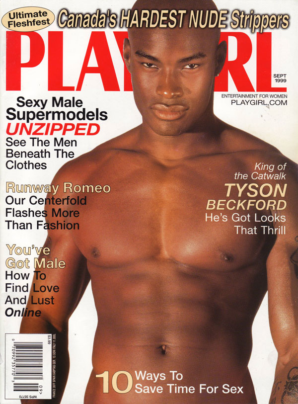 Playgirl September 1999 magazine back issue Playgirl magizine back copy Playgirl September 1999 Adult Heteresexual Women and Gay Mens Magazine Back Issue Published by Drake Publishers. Coverguy Tyson Beckford (Not Nude) .