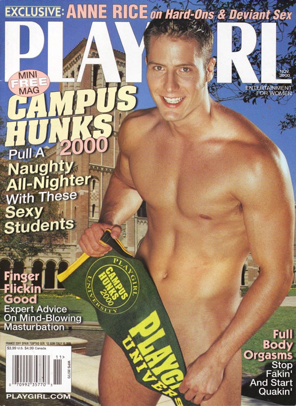 Playgirl November 2000 magazine back issue Playgirl magizine back copy Playgirl November 2000 Adult Heteresexual Women and Gay Mens Magazine Back Issue Published by Drake Publishers. Coverguy Matthew Lerro (Nude) .