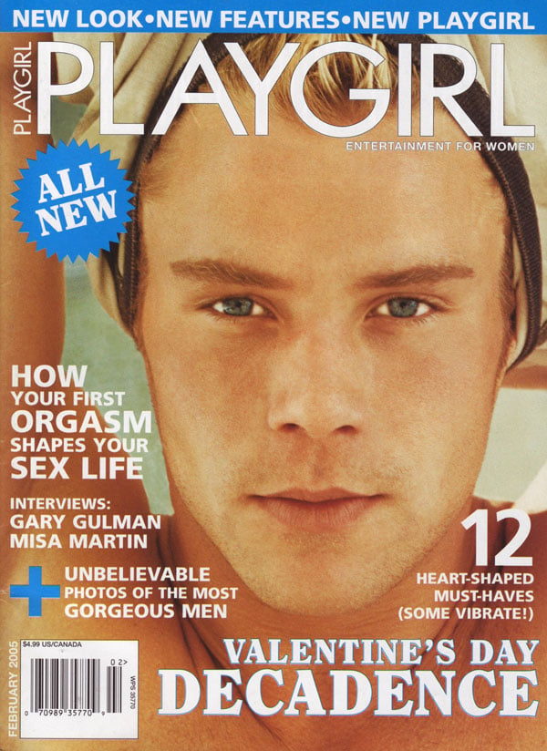 Playgirl February 2005 magazine back issue Playgirl magizine back copy Playgirl February 2005 Adult Heteresexual Women and Gay Mens Magazine Back Issue Published by Drake Publishers. Coverguy Michael Meaney (Nude) .