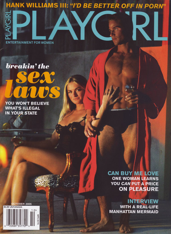 Playgirl October 2005 magazine back issue Playgirl magizine back copy Playgirl October 2005 Adult Heteresexual Women and Gay Mens Magazine Back Issue Published by Drake Publishers. Coverguy Christian St. Jon (Nude) .