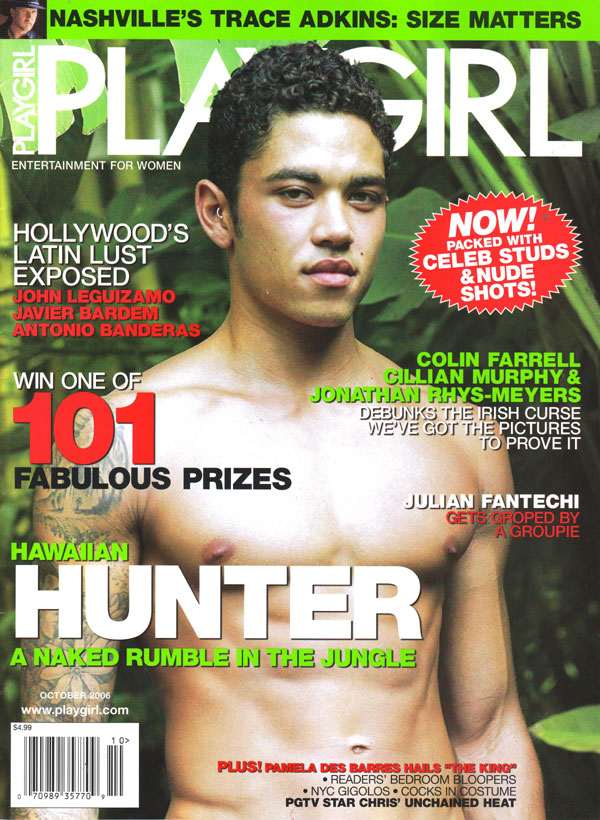 Playgirl October 2006 magazine back issue Playgirl magizine back copy Playgirl October 2006 Adult Heteresexual Women and Gay Mens Magazine Back Issue Published by Drake Publishers. Covergirl Hunter Wyndham (Nude) .