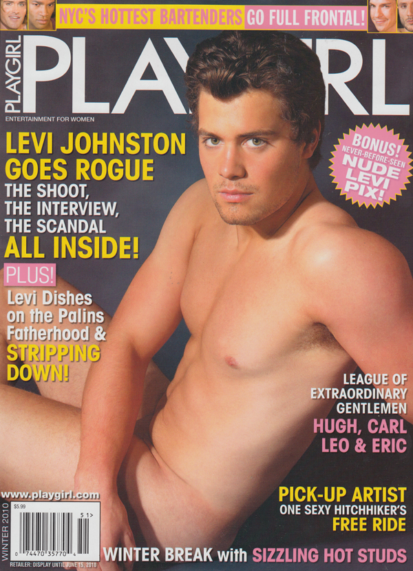 Playgirl # 51, Winter 2010 magazine back issue Playgirl magizine back copy Playgirl # 51, Winter 2010 Adult Heteresexual Women and Gay Mens Magazine Back Issue Published by Drake Publishers. Coverguy Levi Johnston (Nude) .