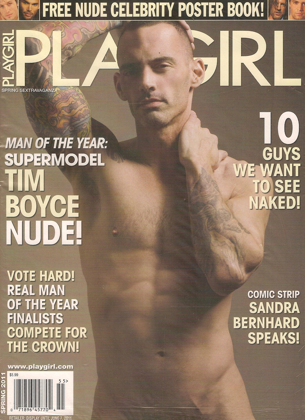 Playgirl # 55, Summer 2011 magazine back issue Playgirl magizine back copy Playgirl # 55, Summer 2011 Adult Heteresexual Women and Gay Mens Magazine Back Issue Published by Drake Publishers. Covergirl Tim Boyce (Nude) .