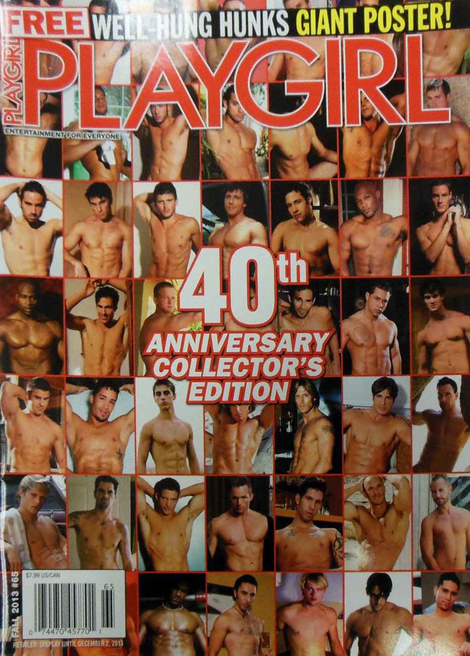 Playgirl # 65, Fall 2013, 40th Anniversary magazine back issue Playgirl magizine back copy Playgirl # 65, Fall 2013, 40th Anniversary Adult Heteresexual Women and Gay Mens Magazine Back Issue Published by Drake Publishers. Coverguy 49 Well-Hung Hunks.
