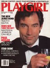 Timothy Dalton magazine cover appearance Playgirl July 1987