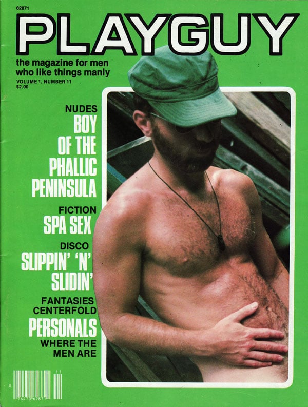 Playguy Vol. 2 # 23, November 1977 magazine back issue Playguy magizine back copy 