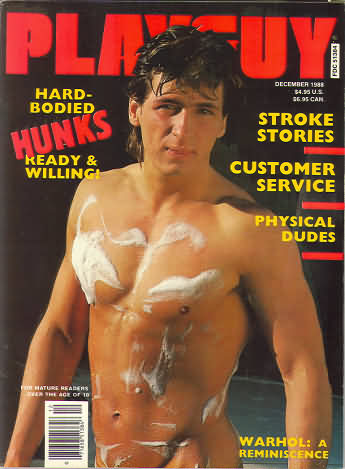 Playguy December 1988, 6 FALLEN angels, sex among the dunes, p-town x-tra, freshman stroke stories, fun 'n' games, raw, Coverguy Unavailable Photographed by Private Sessions