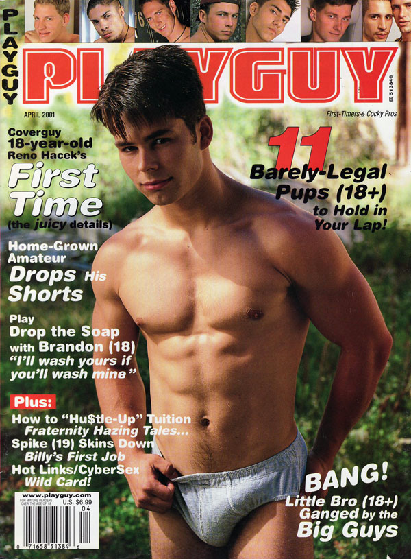Playguy April 2001 magazine back issue Playguy magizine back copy playguy magazine, the best mag for young gay studs, hot xxx gay pixxx, nude guys, hard cocks,   2001