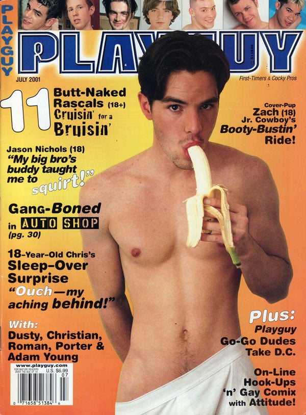 Playguy July 2001 magazine back issue Playguy magizine back copy playguy magazine, the best mag for young gay studs, hot xxx gay pixxx, nude guys, hard cocks,   2001