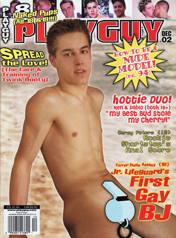 Playguy December 2002 magazine back issue Playguy magizine back copy playguy magazine, the best mag for young gay studs, hot xxx gay pixxx, nude guys, hard cocks,   2002