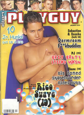 Playguy January 2004 magazine back issue Playguy magizine back copy 