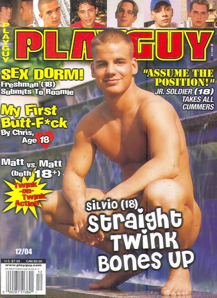 Playguy December 2004 magazine back issue Playguy magizine back copy 