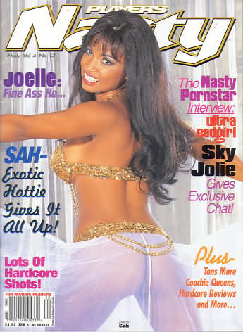 Players Nasty Vol. 4 # 12 magazine back issue Players Nasty magizine back copy Players Nasty Vol. 4 # 12 Black Adult Magazine Back Issue Featuring Naked African-American Negro Black X-Rated Pictorials. Joelle: Fine Ass Ho....
