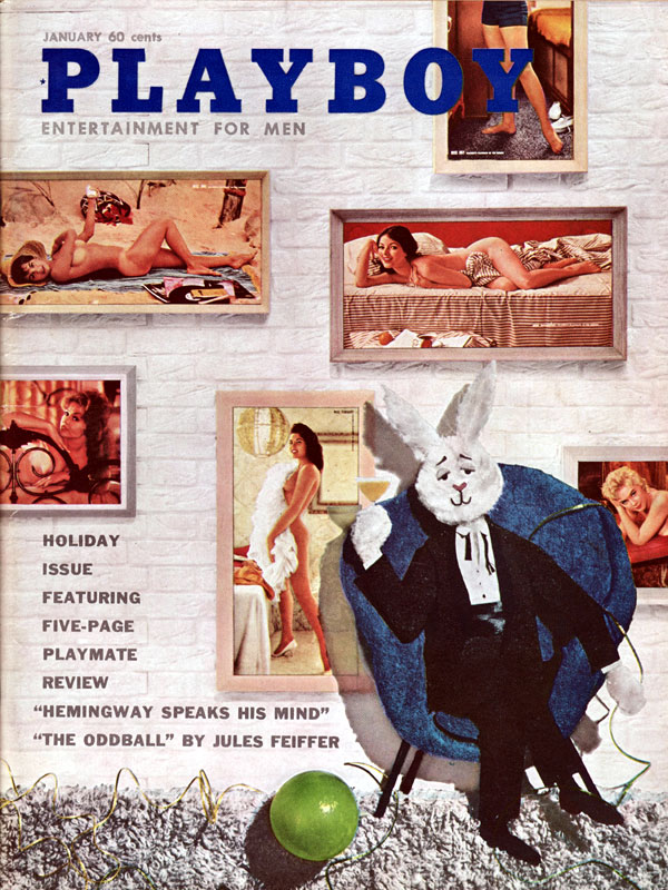 Playboy January 1961 magazine back issue Playboy (USA) magizine back copy PlayboysPlaymateReview with TeddiSmith, JoniMattis, StellaStevens, CarolEden, GingerYoung, SusieScot