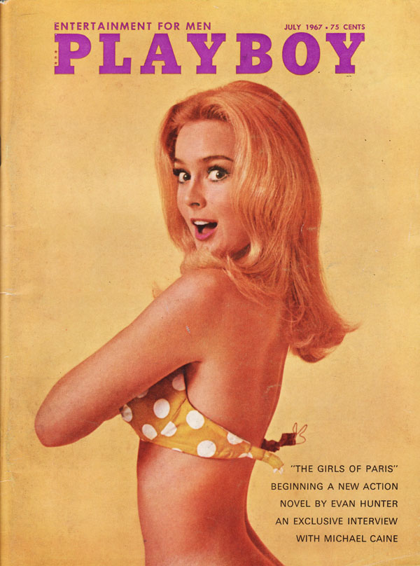Playboy July 1967 magazine back issue Playboy (USA) magizine back copy Hugh Hefner's Playboy Playmates featured naked in Playboys Back Issue Adult Mens Magazines