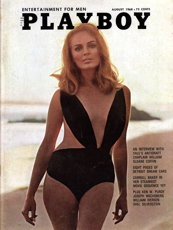 Playboy August 1968 magazine back issue Playboy (USA) magizine back copy Photographed Playmate Gale Olson by RonVogel naked in Playboy Magazine Vintage BackIssue dated Aug68